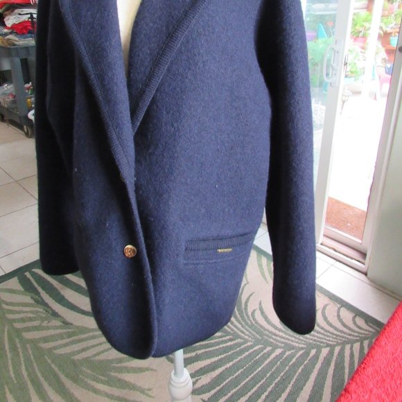 Navy Geiger jacket size 40/L/US 10 - Picture 7 of 9